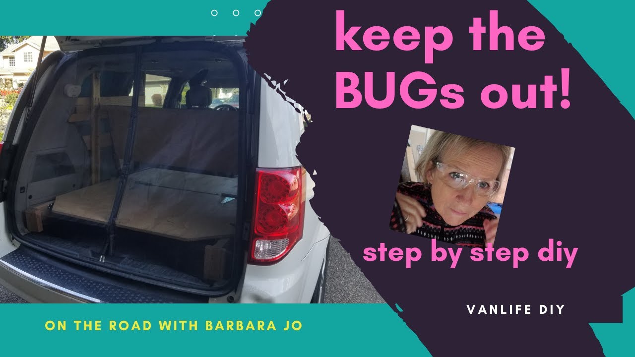 Bug screen Minivan | Vanlife | step by step easy install | 