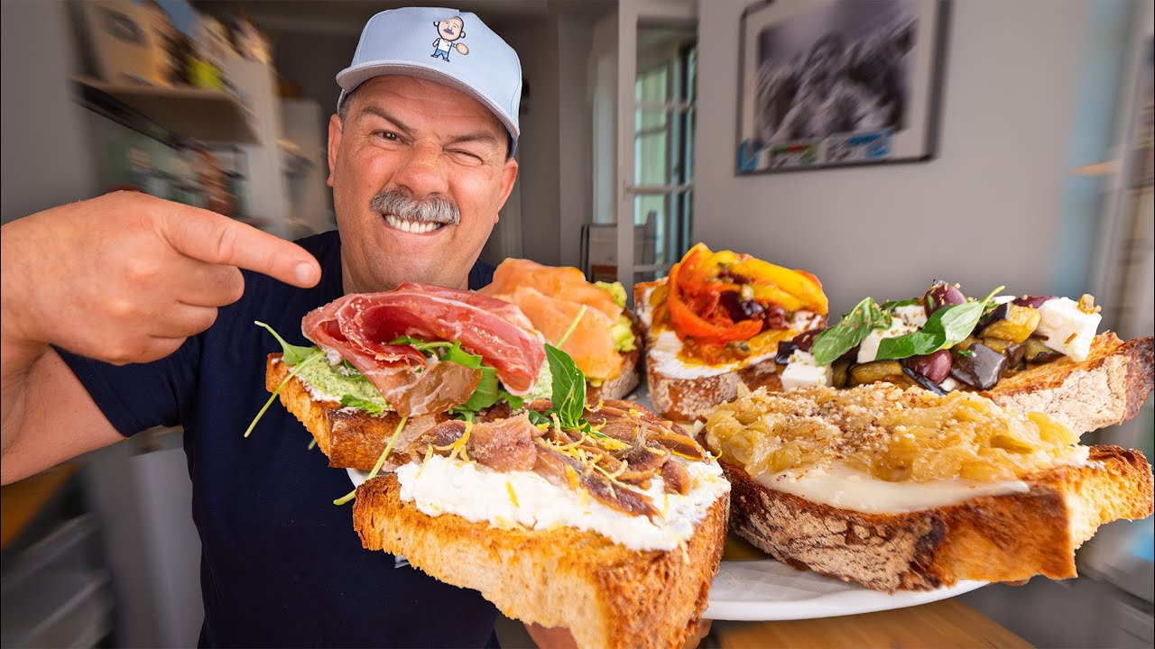 6 schnelle, einfache & verdammt leckere BRUSCHETTA!