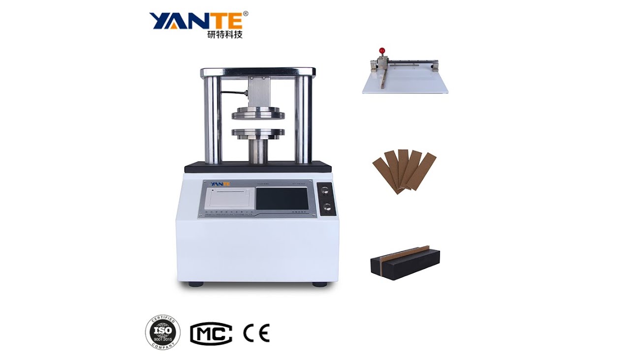YT-YS3000 Crush Tester - ECT Test Operation Video