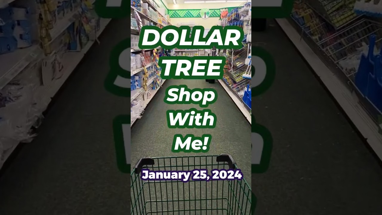 DOLLAR TREE Shop With Me!  January 25, 2024  #shorts #dollartree #shopwithme