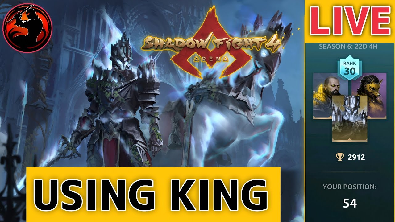 Using King of the Legion In Shadow Fight 4 Arena LIVE 🙂