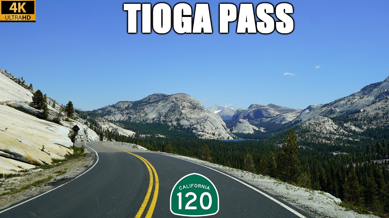 CA-120 East Through Yosemite National Park & Over Tioga Pass | California’s Most Scenic Drive