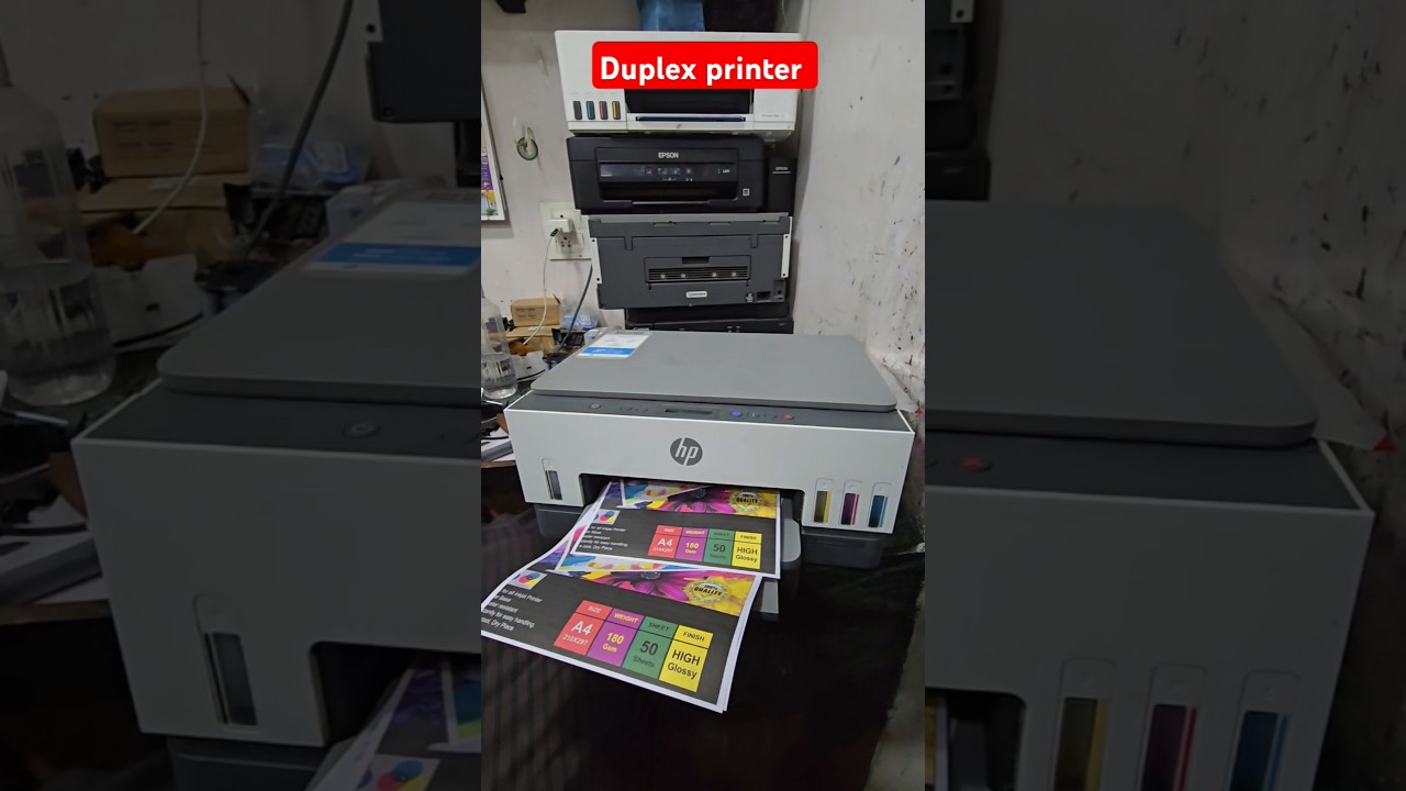 hp Smart Tank 670 Duplex All-in One Color printer Mobile Setup Direct WiFi