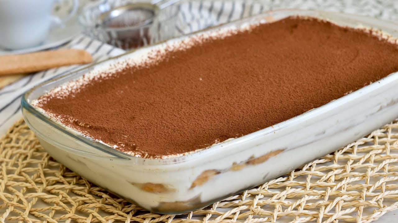 Este tiramisú con un toque de licor está delicioso