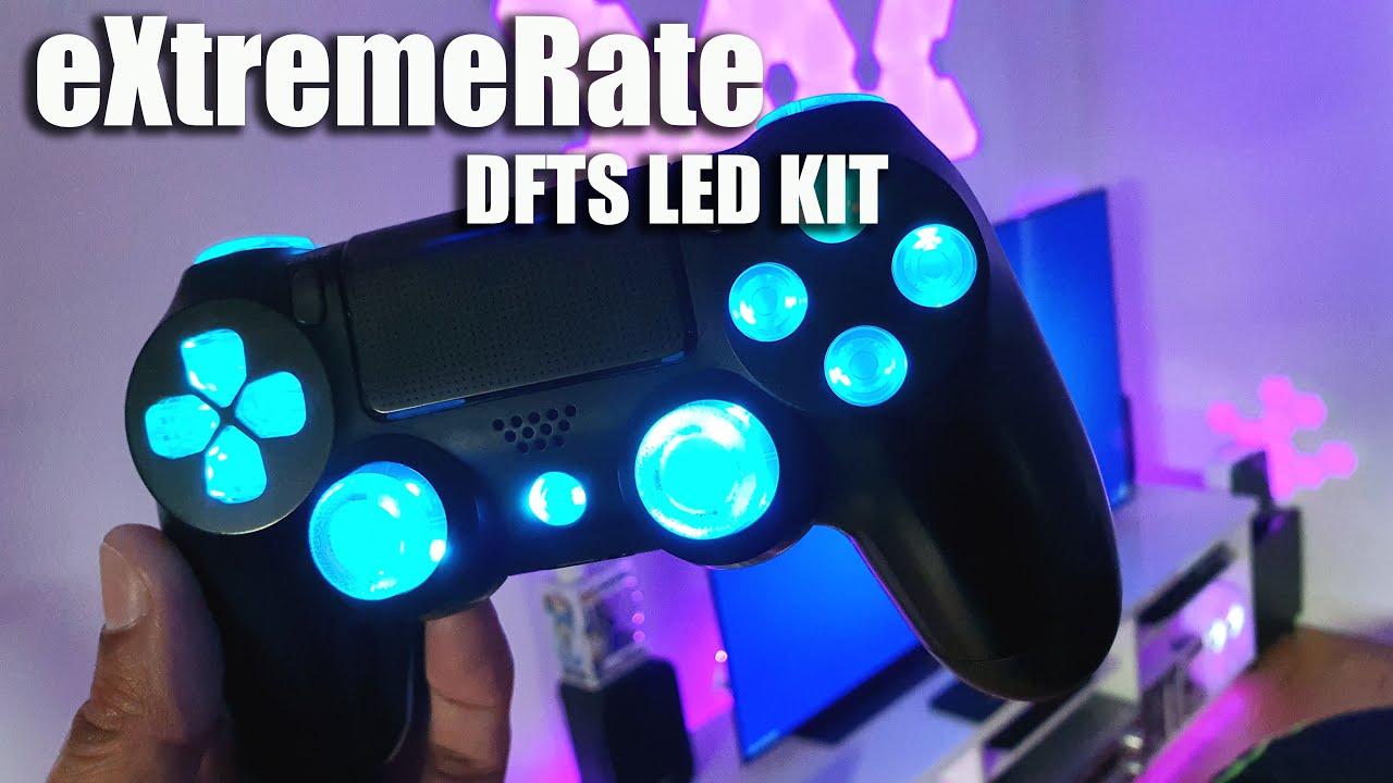 BEST PS4 CONTROLLER LED KIT Unboxing and Complete Installation for Beginners from eXtremeRate