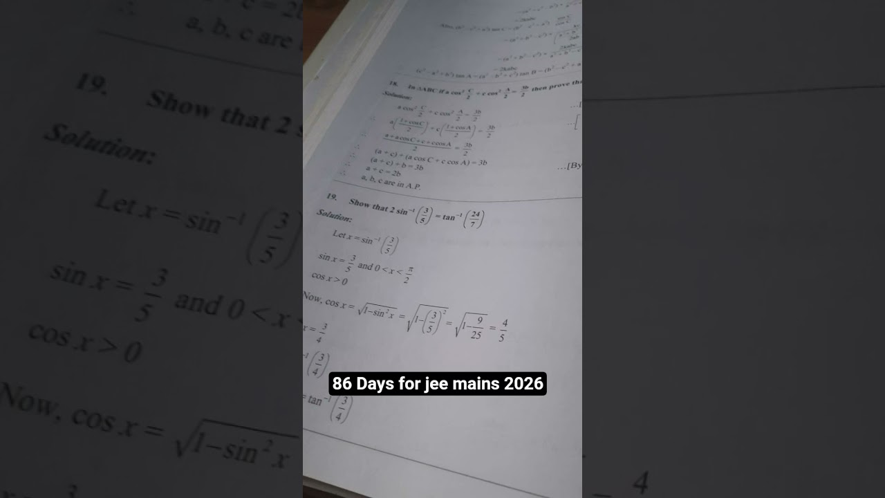 86 Days for jee mains 2027