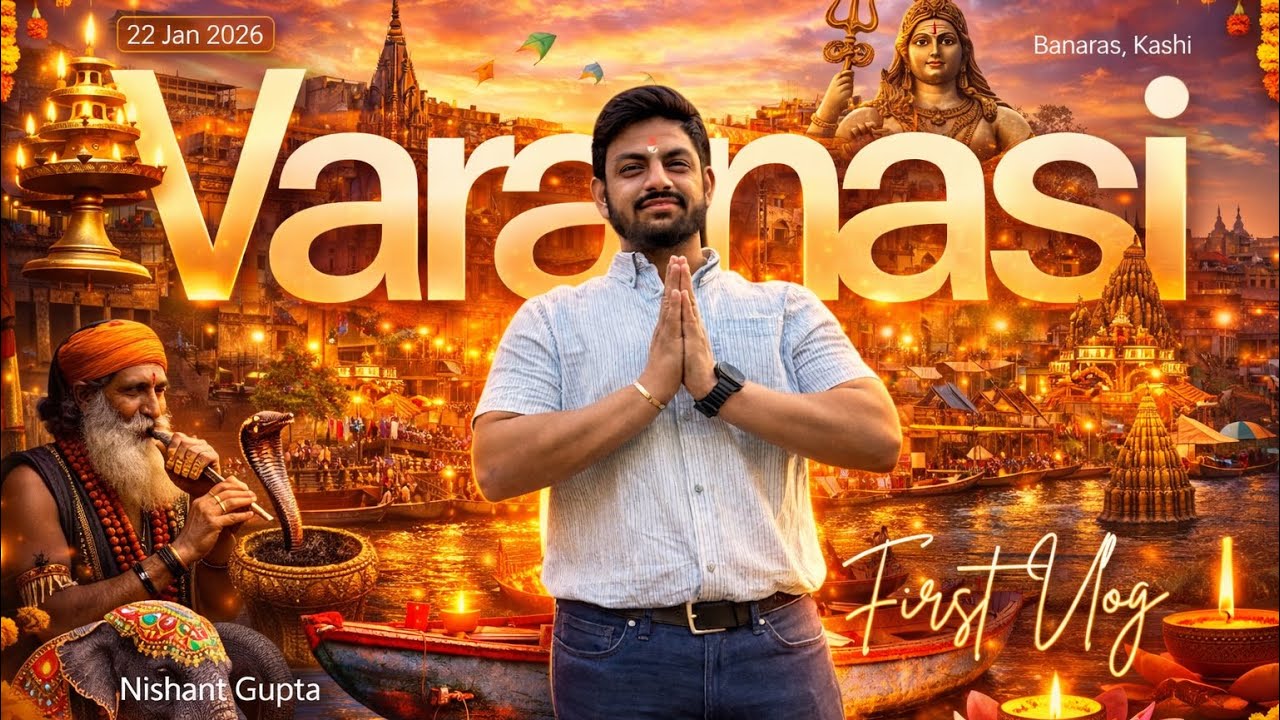 Varanasi 2026: Birthday pe pocha Shiva ke Darshan Karne | Nishant Gupta