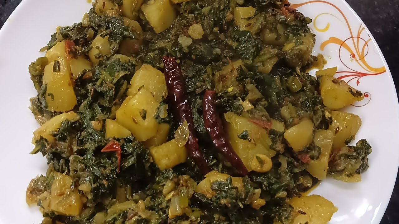 ALOO PALAK  SABJI RECIPE|Tasty & Zaikadar Aloo Palak Sabji 