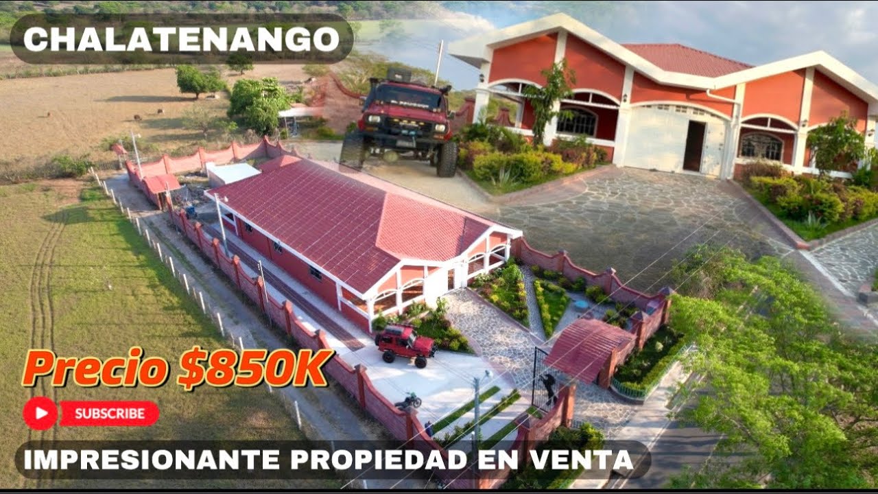 IMPRESIONANTE PROPIEDAD EN VENTA CHALATENANGO EL SALVADOR
