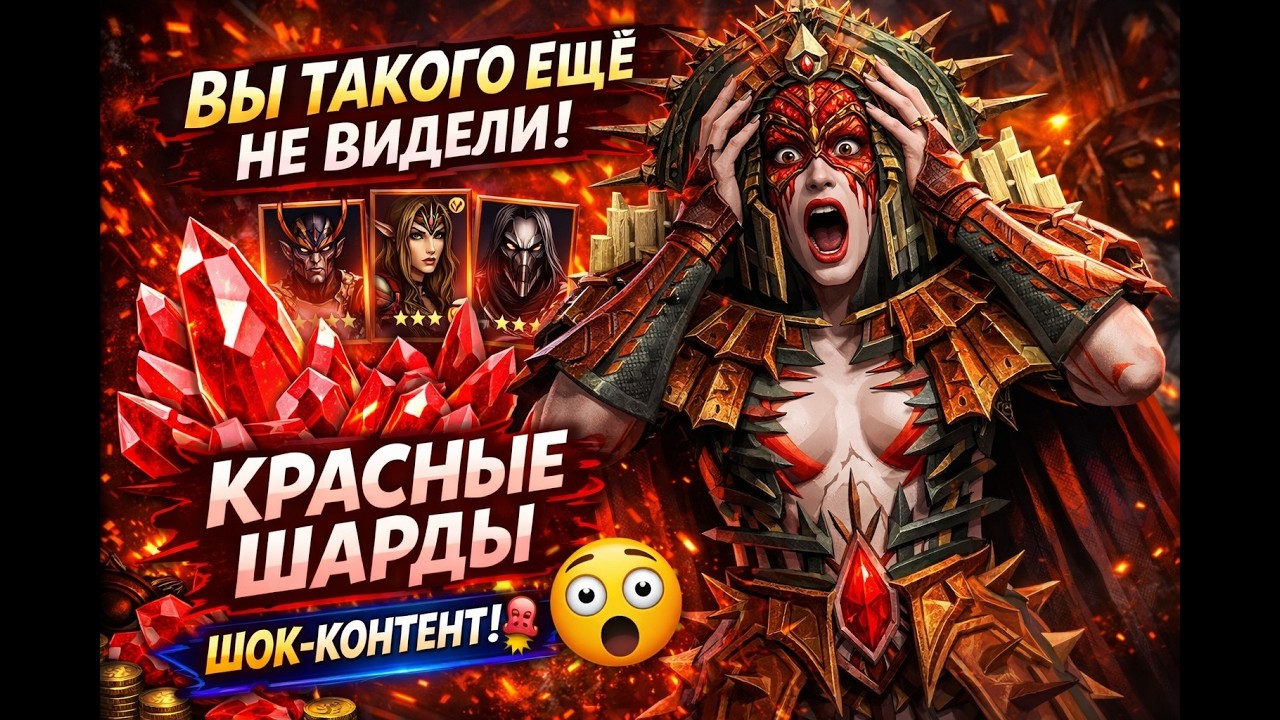 ВЫ ТАКОГО ЕЩЁ НЕ ВИДЕЛИ! ОТКРЫТИЕ КРАСНЫХ ШАРДОВ