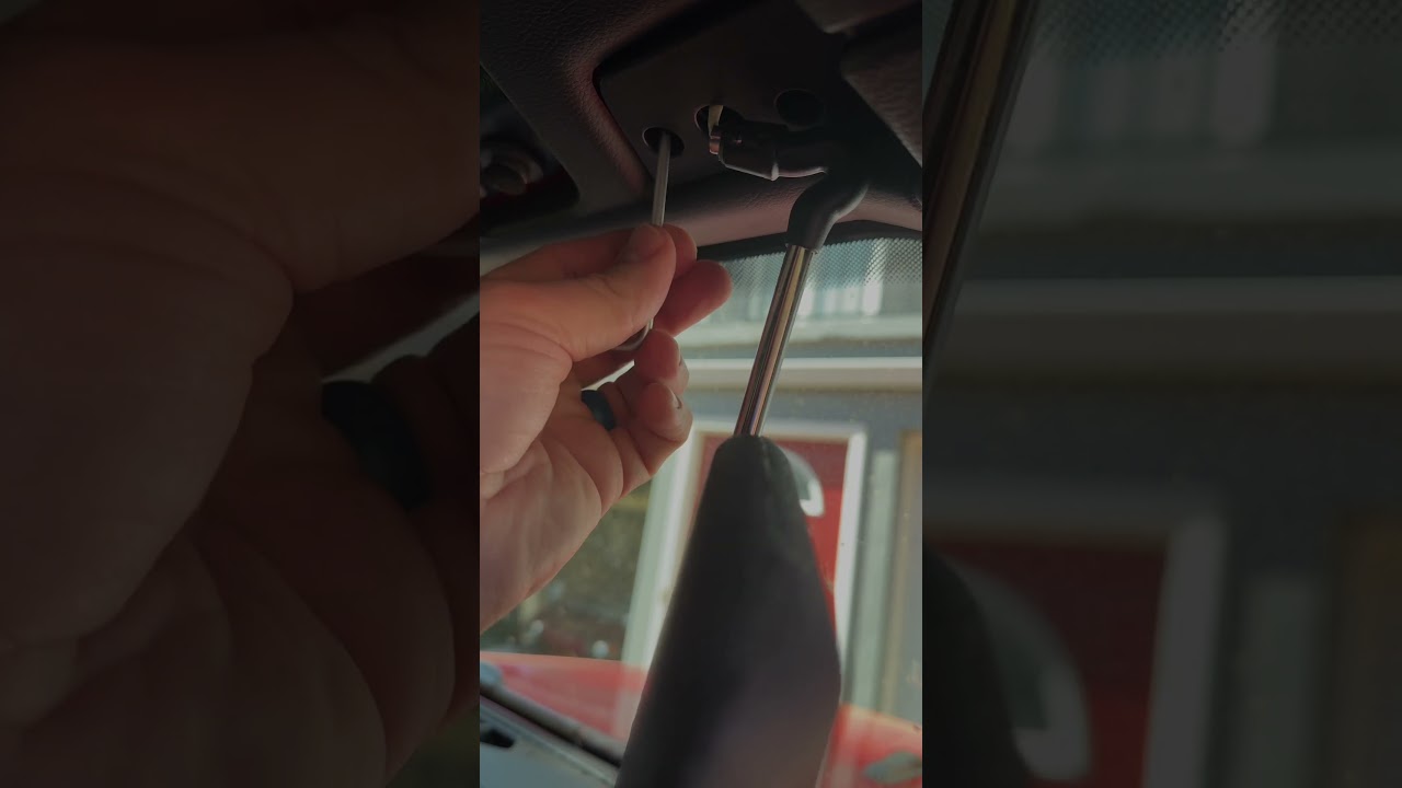 First Jeep Gladiator Mod #jeep #gladiator #cheapmods #mods #diy #jeepvisorfix #brokenjeepvisor