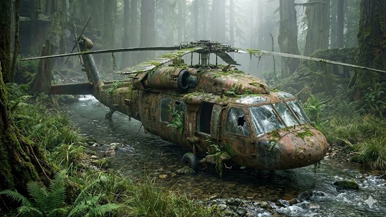 Abandoned for Decades – Restoring a Forgotten AH 64 Apache from the Jungle