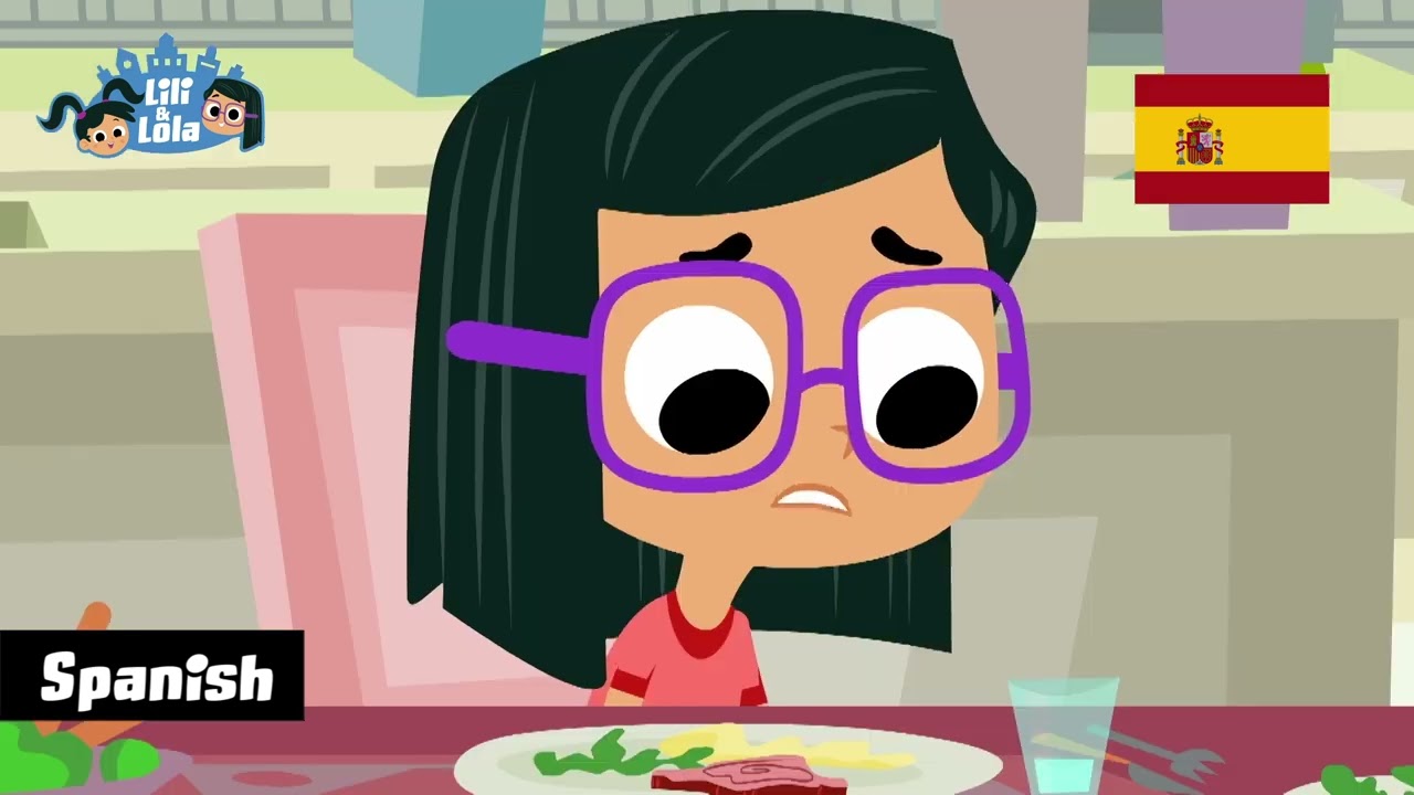 Lili & Lola in 4 languages 🇺🇸🇫🇷🇪🇸🇮🇷 Can you follow along?