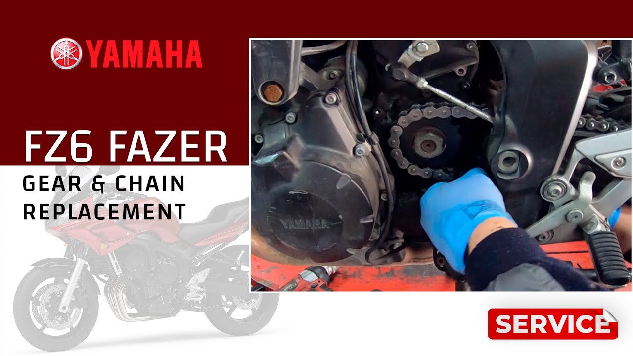 Zincir KIRMIŞ # Yamaha FZ6 Fazer ZİNCİR ve DİŞLİ DEĞİŞİMİ