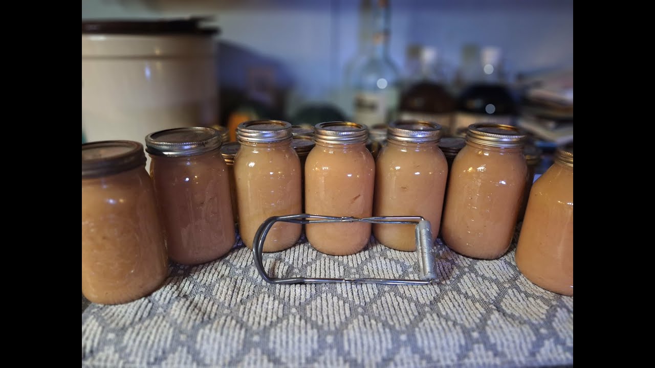 Homemade Applesauce and canning