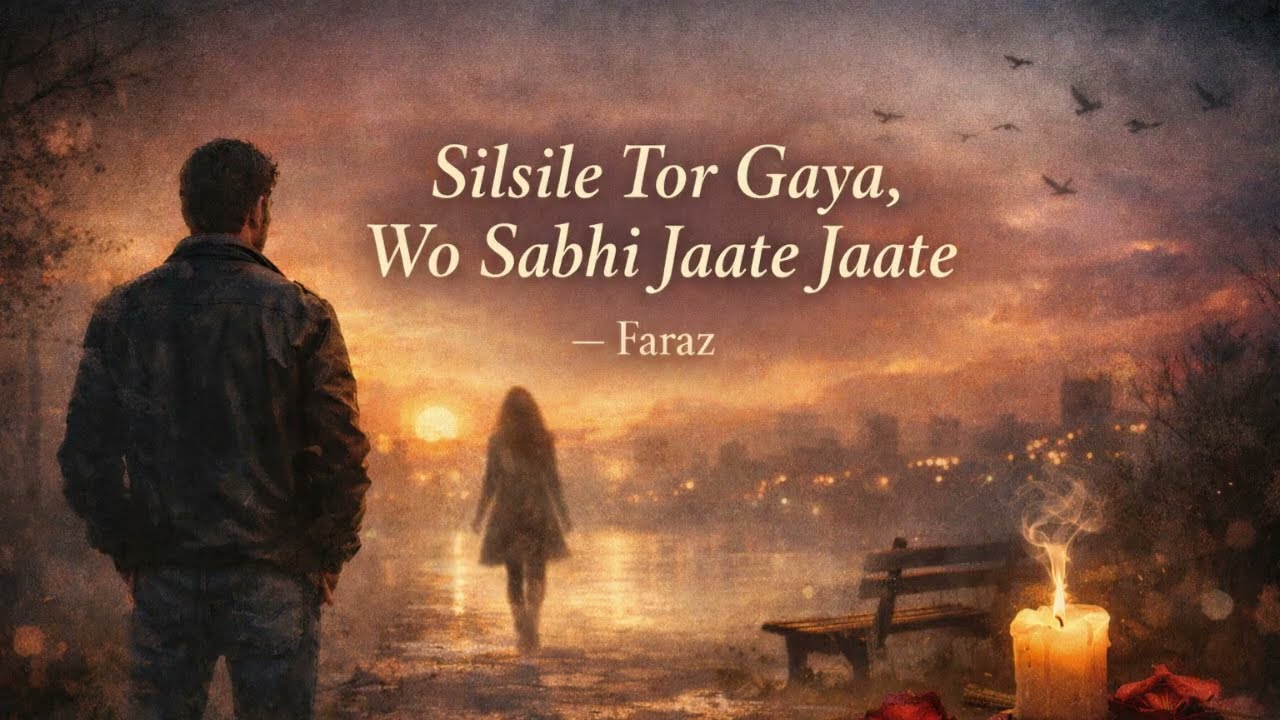 Silsile Tor Gaya Wo Sabhi Jaate Jaate | Faraz Ghazal | Bollywood Sad Song | Hindi Sad Song |Jamali4u