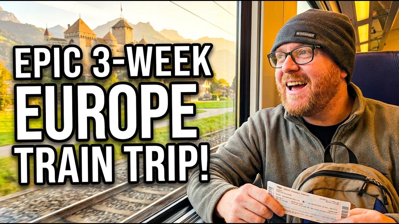 Under 5K Euro 3 week Trip|Irish Guy Takes on Europe 🇮🇪 | 3-Week Interrail Adventure over 8 Countries