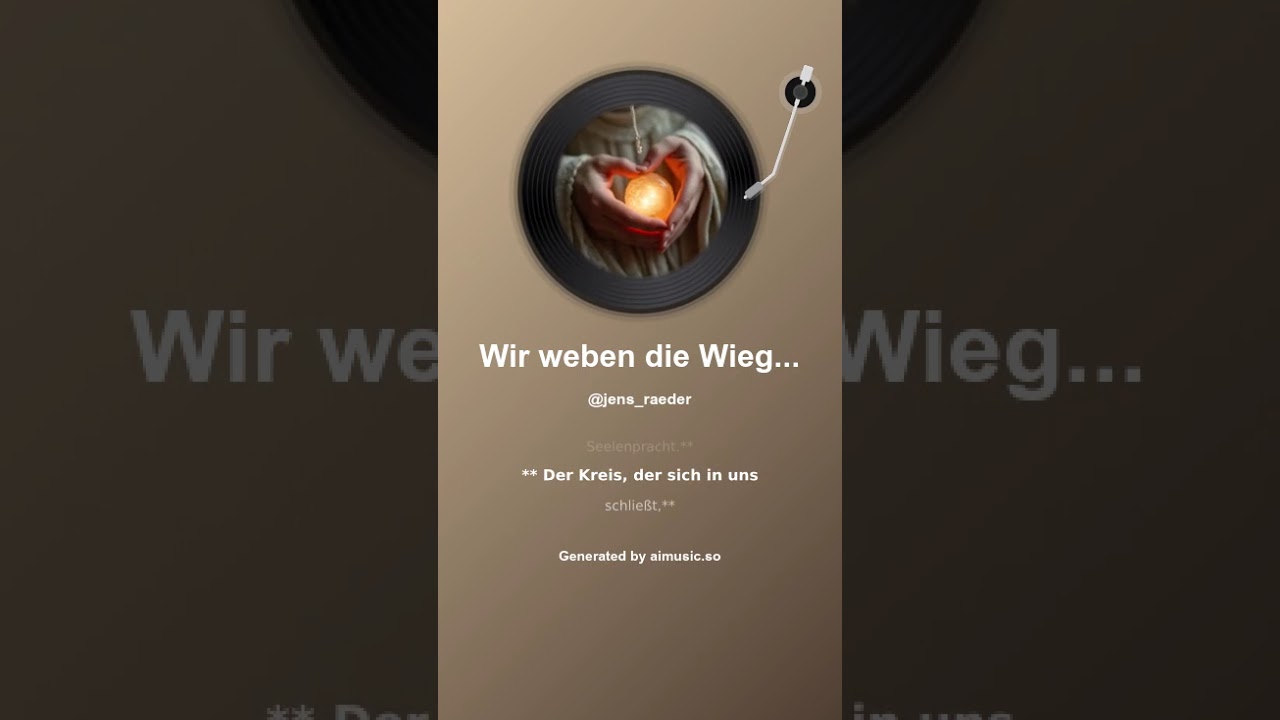 Wir weben die Wiege
