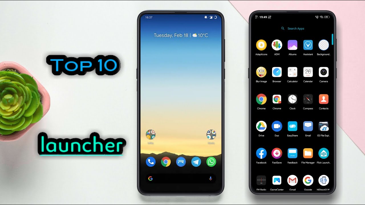10 Best launcher for android || App drawer like x50 || Hide apps || app open animation