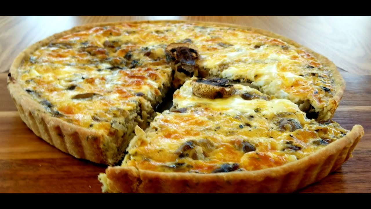 Recette de Quiche aux Champignons