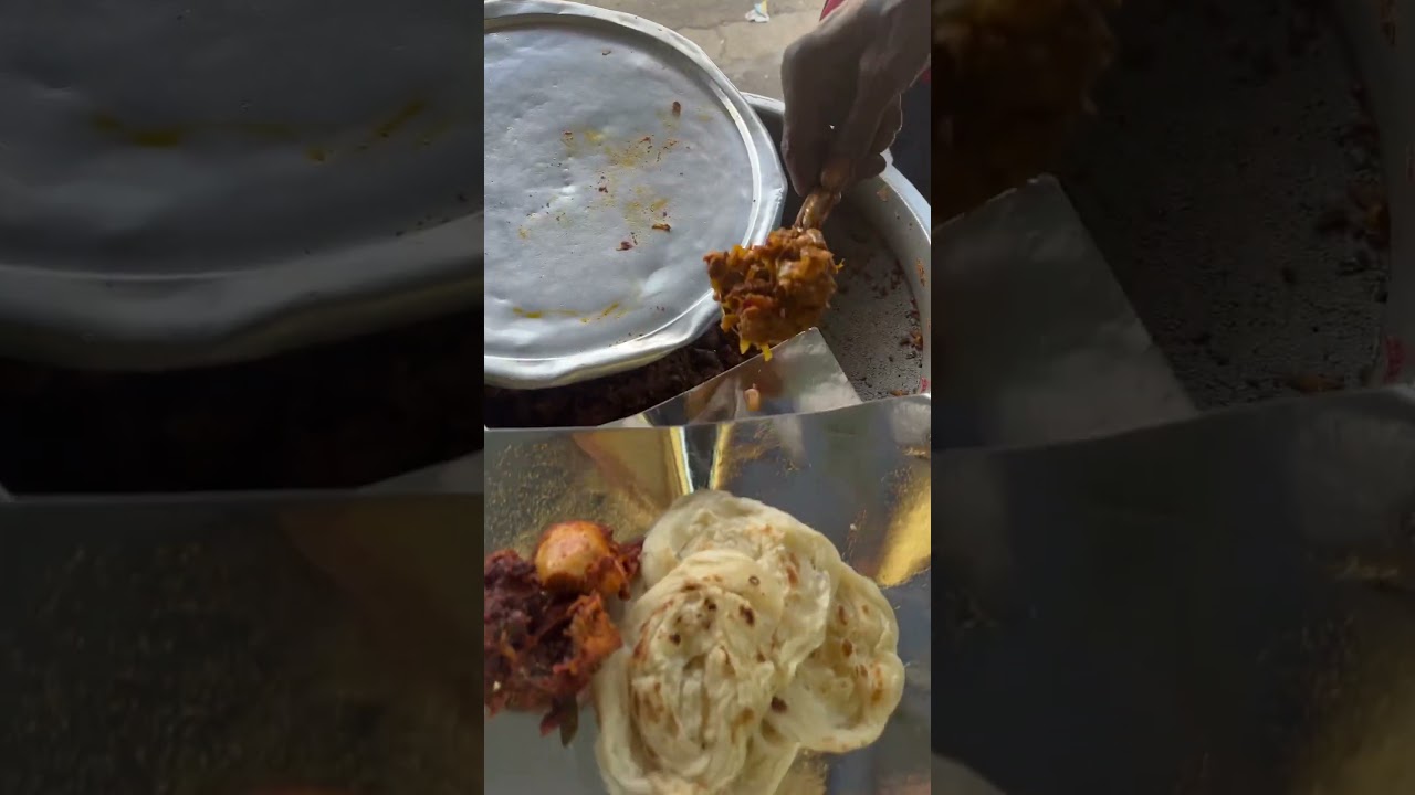 4 Rupee Porotta and 30 Rupee Beef #trivandrum #thiruvananthapuram #porotta #beef