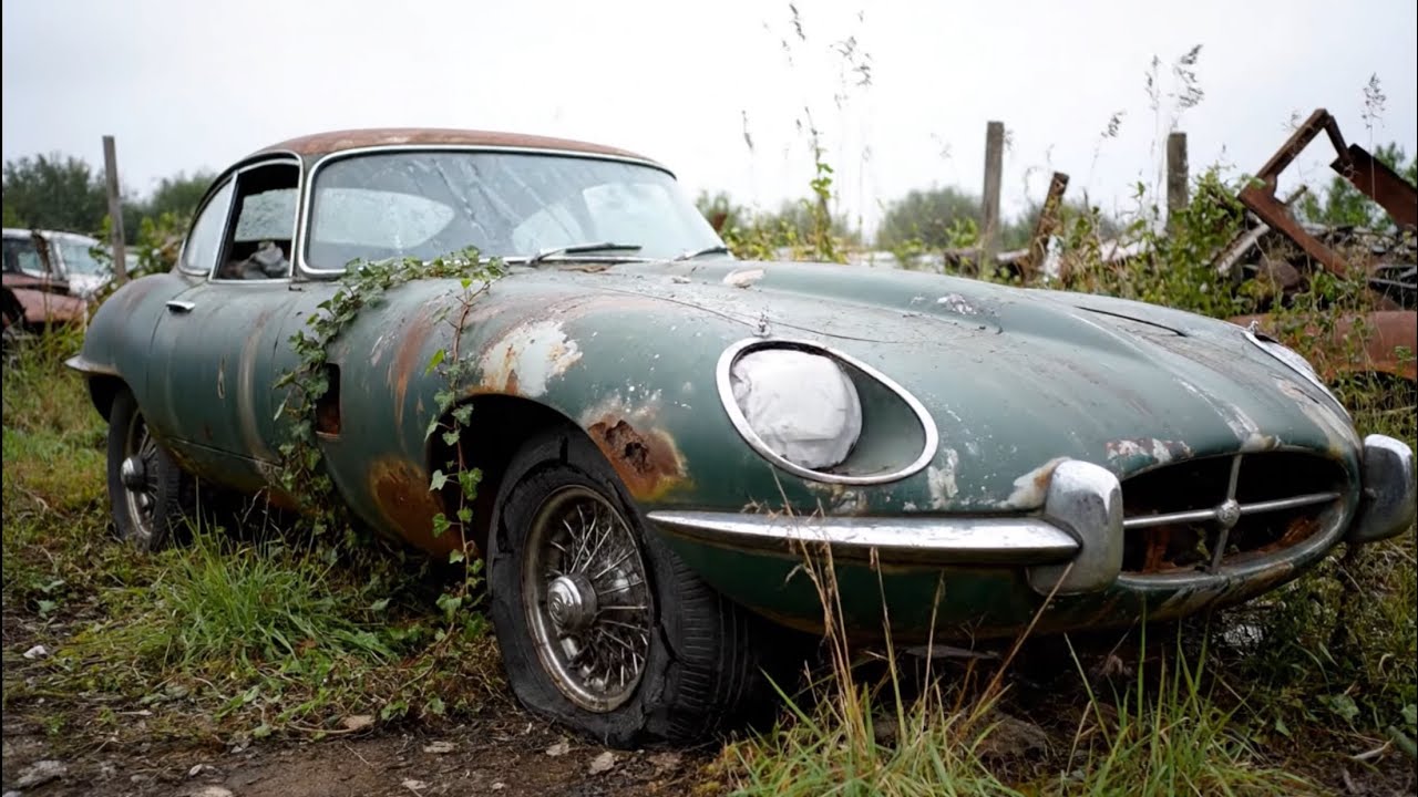 ASMR Car Restoration | Jaguar E-Type Series 1 (1963) Full Rebuild from Abandoned Condition