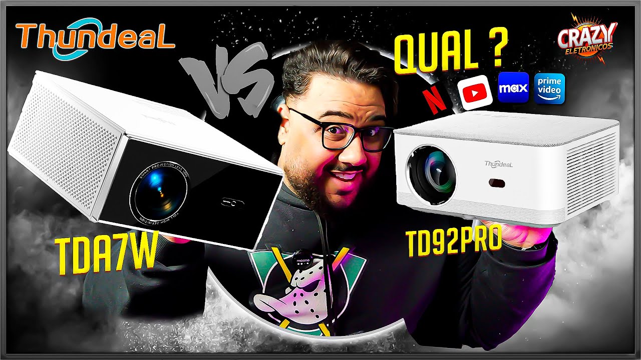 TD92PRO ou TDA7W? Qual Projetor da ThundeaL é Melhor em 2025?