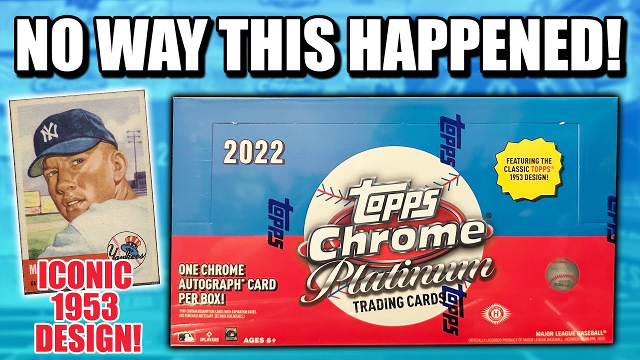 I CAN'T BELIEVE THIS HAPPENED! HOBBY KARMA??! | 2022 Topps Chrome Platinum Anniversary Hobby Review