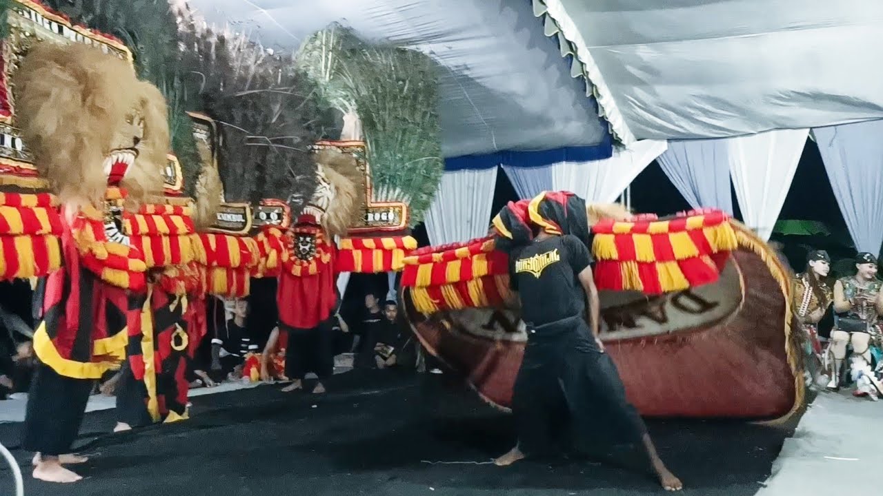 SPEKTAKULER ‼️ ATRAKSI HEBAT 5 PEMBARONG MUDA REOG PONOROGO GEGERKAN DESA TAMANSARI 