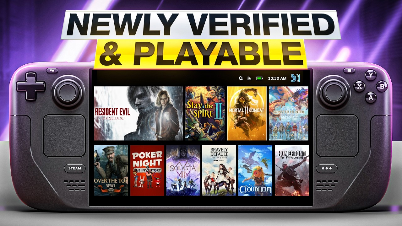 Топ-10 новых проверенных и доступных для игры игр на Steam Deck!