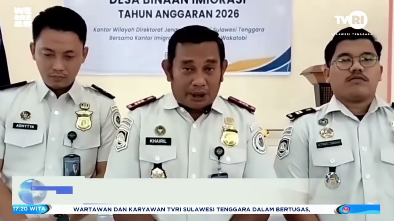 TVRI: KANTOR IMIGRASI WAKATOBI CEGAH TPPO DAN TPPM
