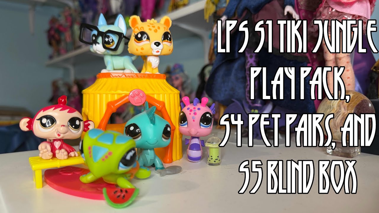 LPS S1 Tiki Jungle Play Pack, S4 Pet Pairs and S5 Blind Box Unboxing || Jacob’s Dollbabies