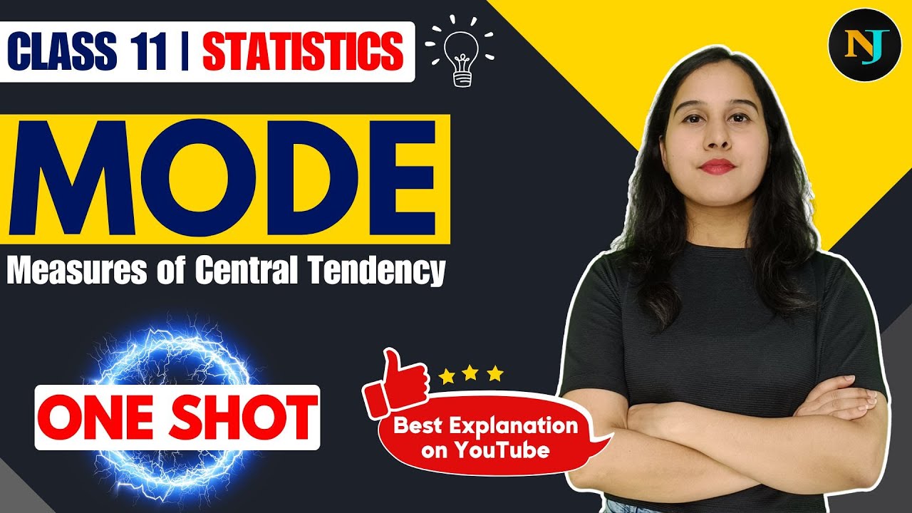 Mode | ONE SHOT | Statistics | Class 11 | Ch 10 | Measures of Central Tendency | Neha Jangid