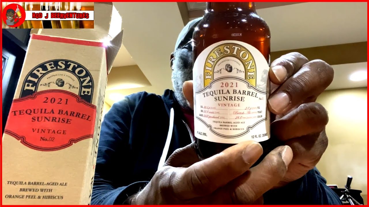Rod J BeerVentures | Firestone Walker Tequilla-Barrel Sunrise 2021 Beer Review (11% ABV)