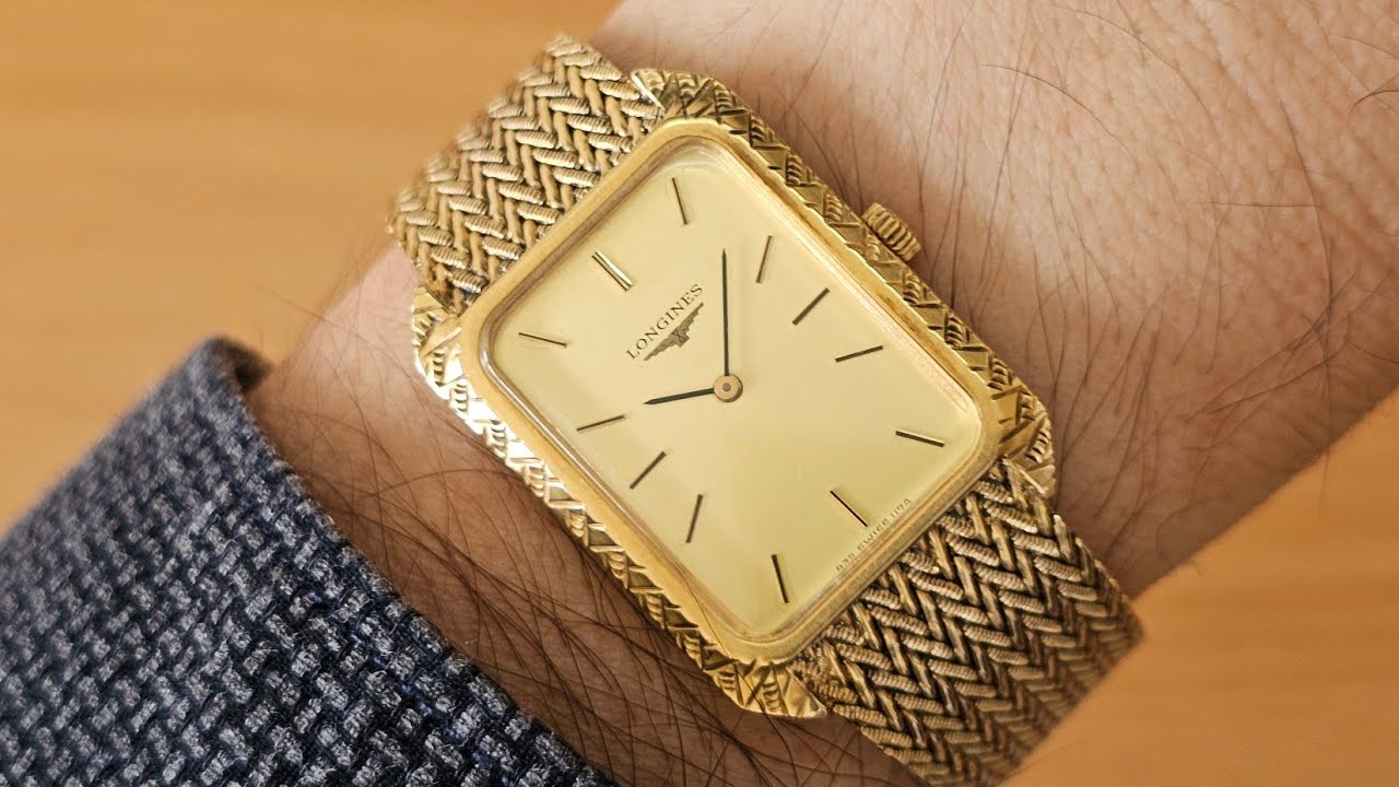 Longines tank cót tay vintage đẹp, sang, tinh tế