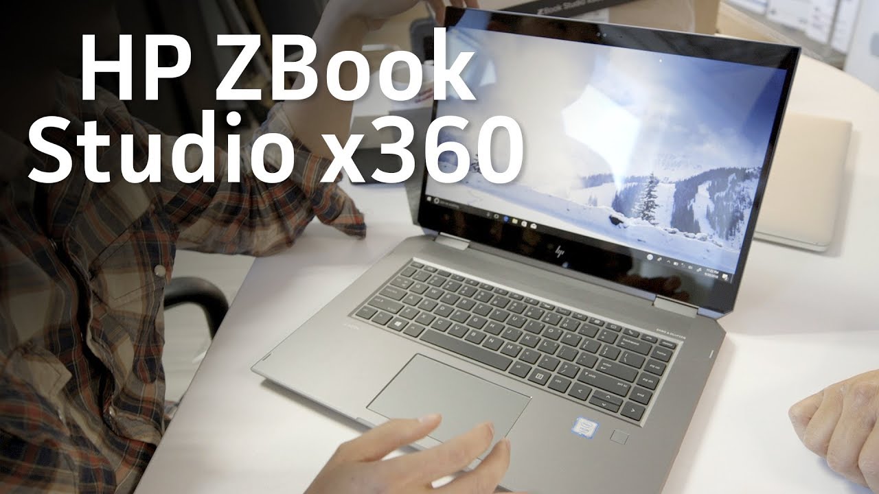 HP ZBook Studio X360 unboxing