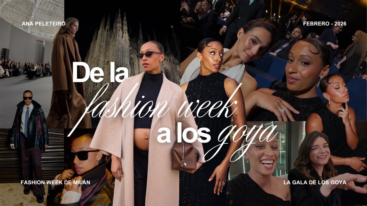 ¿SIN LOOK PARA LA FASHION WEEK Y LOS GOYA? | De Milan a Barcelona, cumpliendo un sueño 🖤