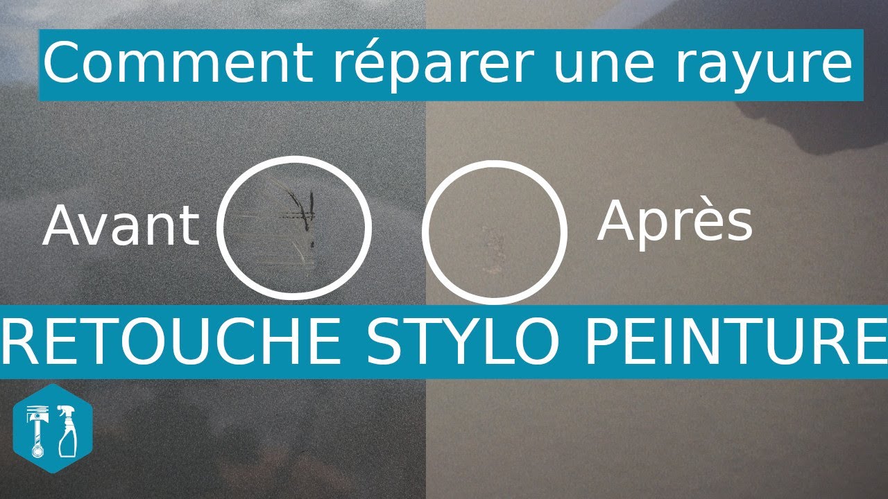 Rayure avec retouche peinture