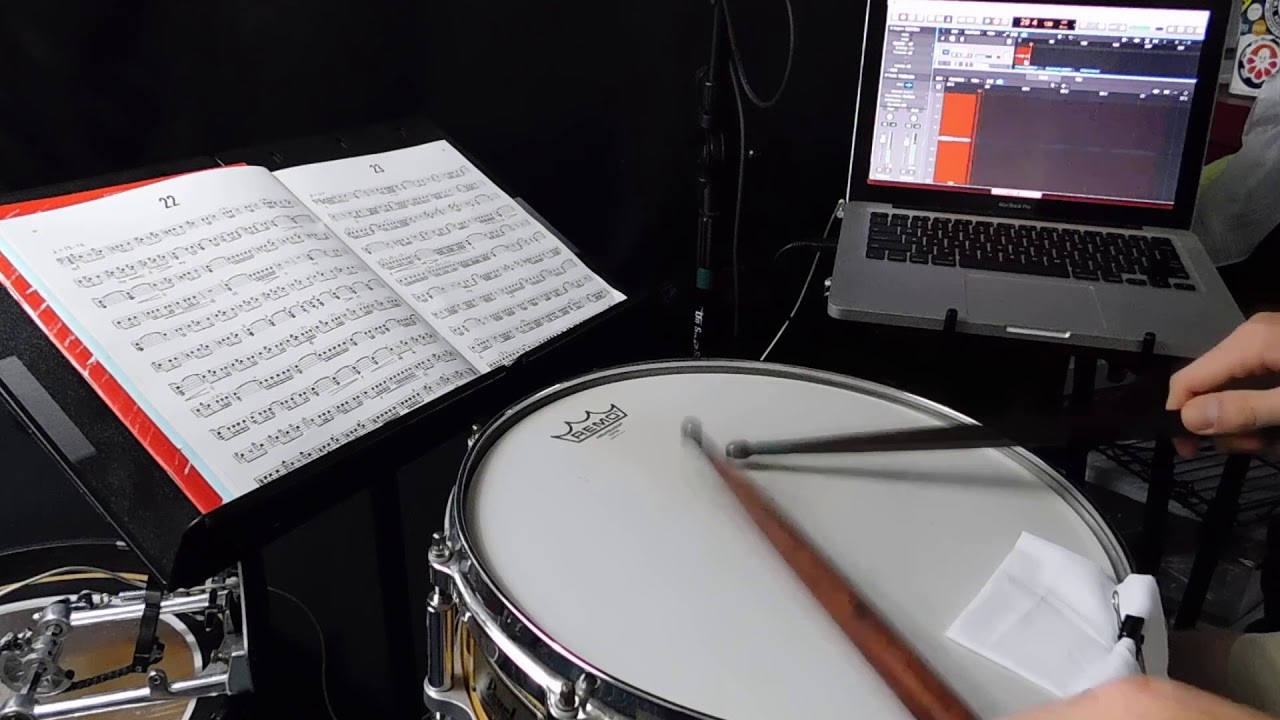 Mitchell Peters Intermediate Snare Drum Studies Etude 23 120bpm