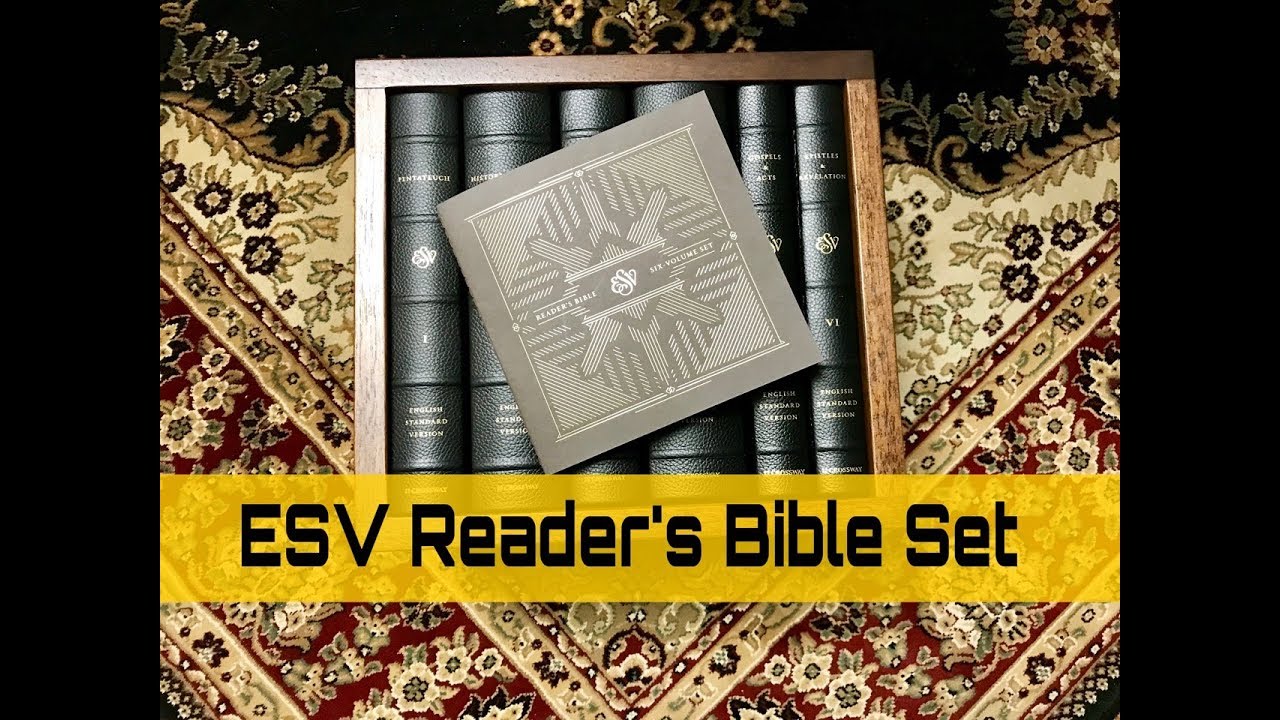 ESV Reader's Bible 6 Volume Set Cowhide Over Board Review