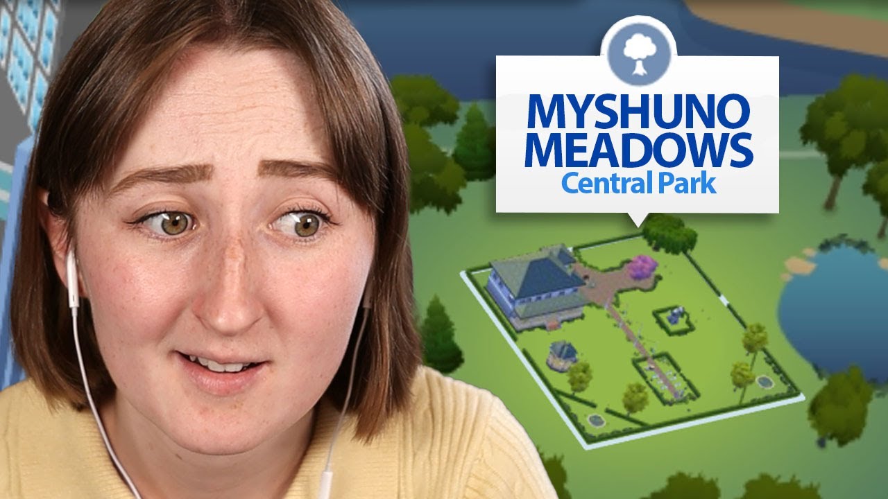 building the *biggest park possible* in the sims