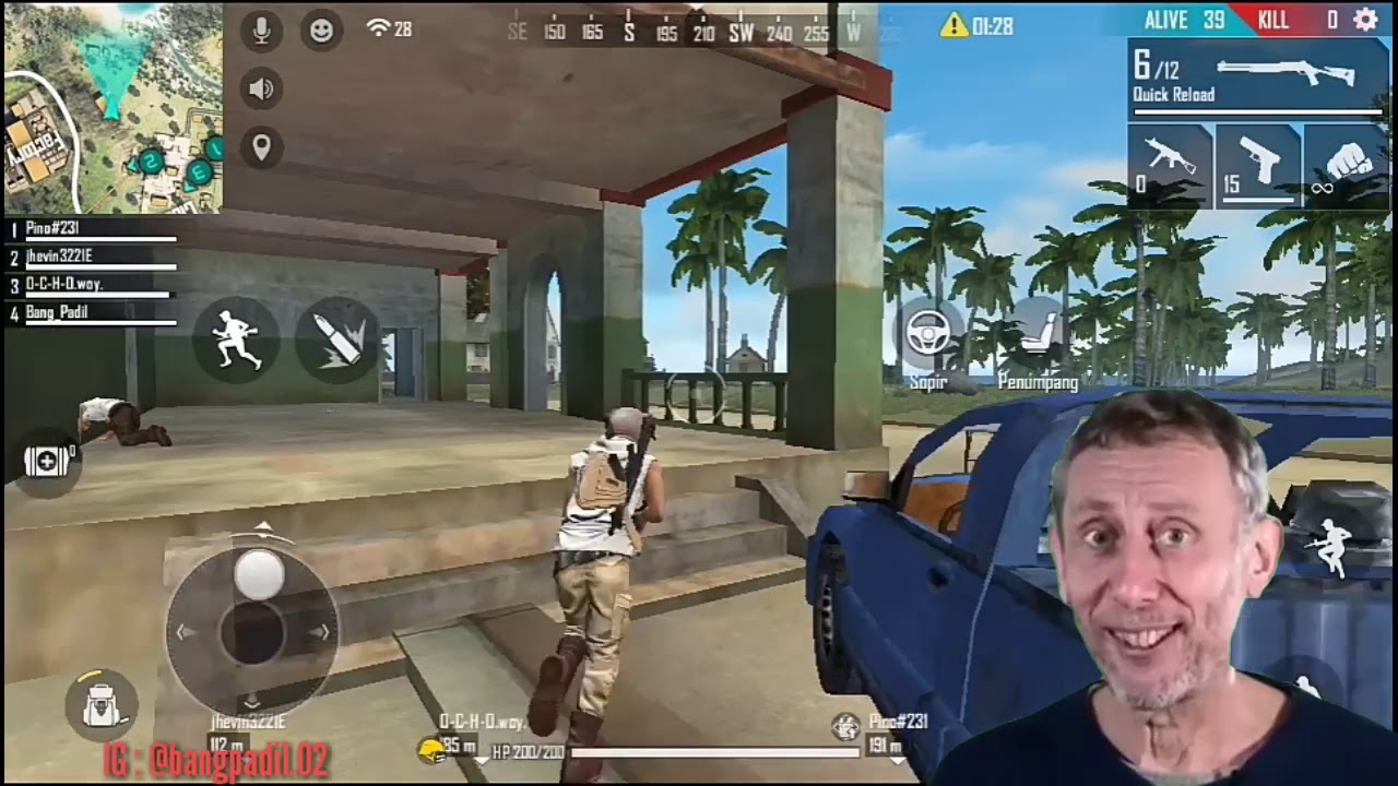 SQUAD rasa SOLO 😅 || Free Fire Battle Royal Indonesia 2020 |
