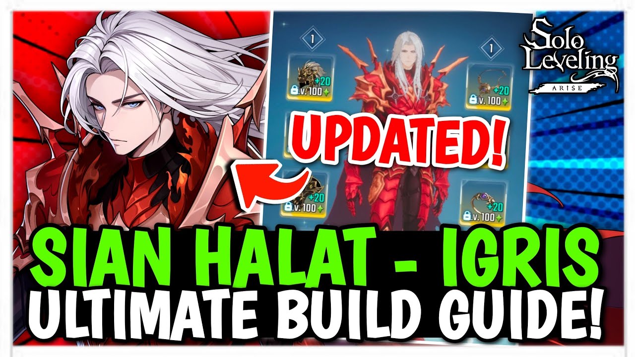 ULTIMATE IGRIS (SIAN HALAT) BUILD GUIDE FOR MAX DAMAGE - Solo Leveling: Arise
