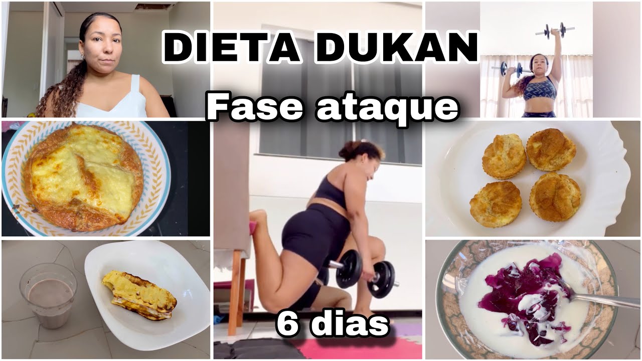Dieta DUKAN, fase ataque 6 dias, diário da dieta