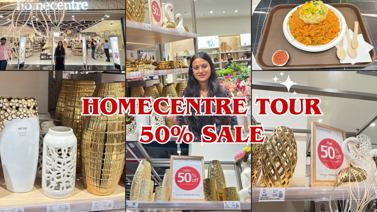Homecentre Tour Flat 50% off Sale | Diwali Festive Sale | HomeCentre Tour 