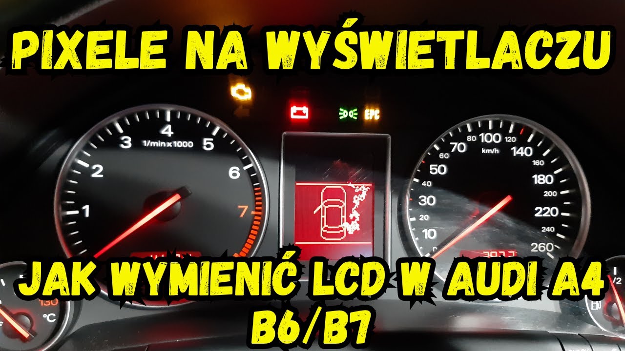 Jak wymienić LCD w liczniku Audi A4 B6? Prosty poradnik!