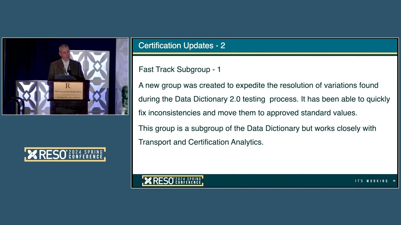 Transport Update - RESO 2024 Spring
