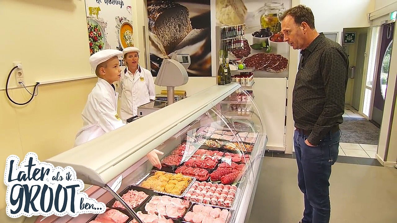 KEES WEET WEL RAAD MET VLEES. EEN DAG WERKEN ALS SLAGER | Later als ik groot ben (RTL4)