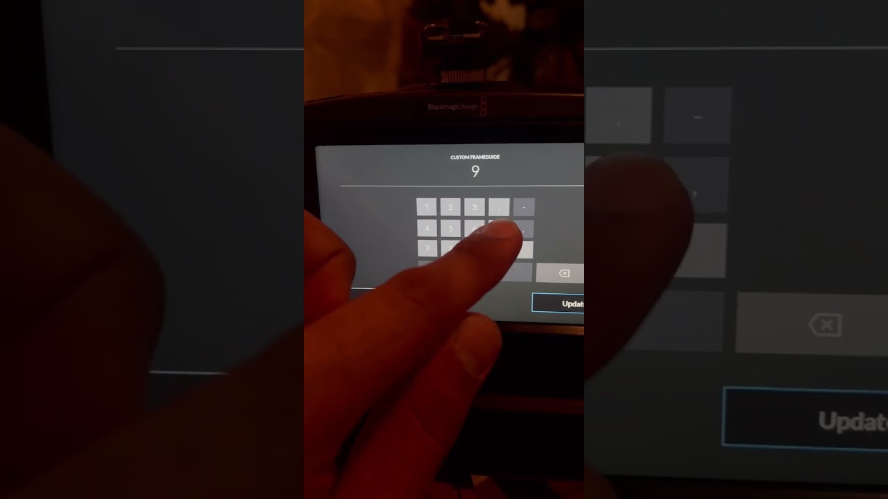 How To Film Vertical Content On Cinema Camera 🎥 #tutorial #blackmagic #shorts