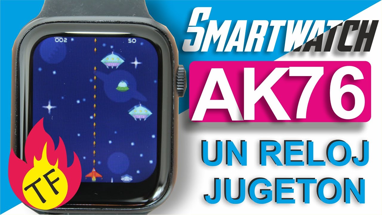 Reloj inteligente AK76, uno de los mejores Clones apple Watch #AK76 #Smartwatch